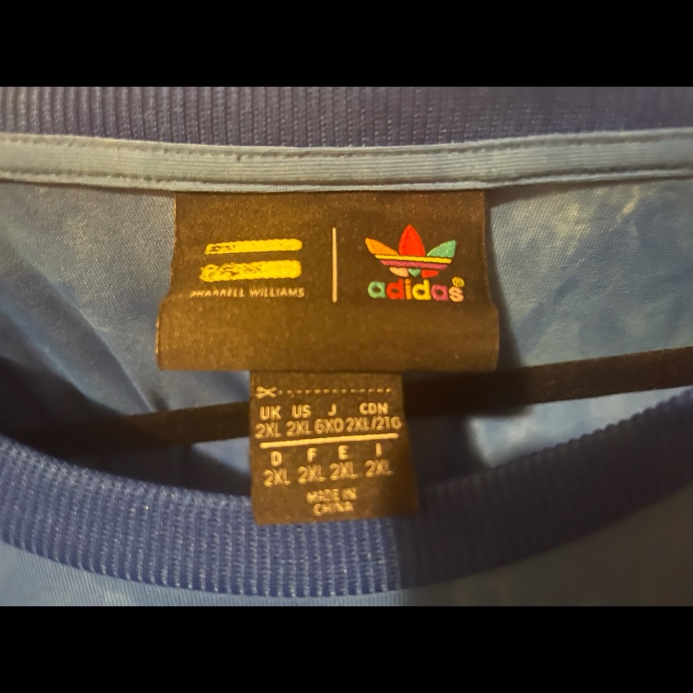 adidas p williams shirt 2xl